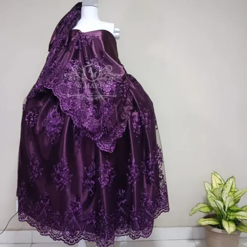 Saia de pombagira | Conjunto para orixá roxo | Conjunto para Pombagira