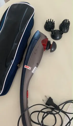 Massageador Elétrico Relaxation Plus + Acessórios e Bolsa