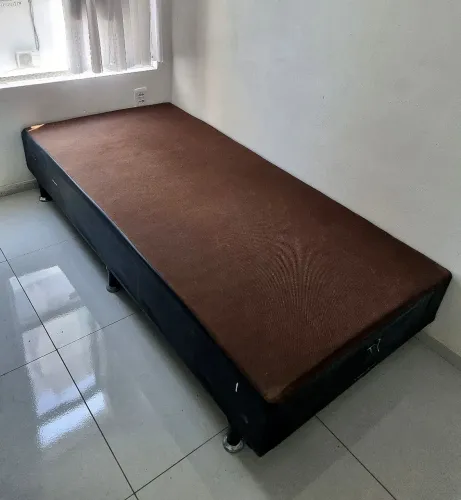 Base ortobom cama box solteiro