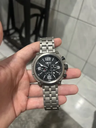 relógio Orient Army Tech Titanium (referência MBTTC013 P2GX)