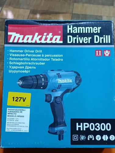 Furadeira/Parafusadeira de Impacto Makita HP0300