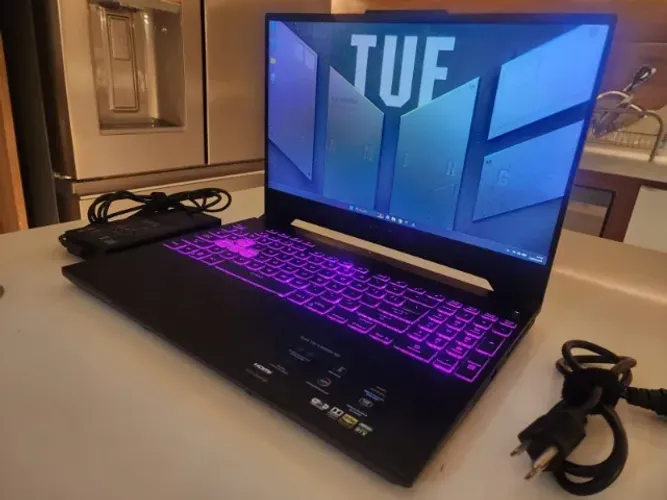 Notebook Asus Tuf Gaming R7 6800h Rtx 3050ti 4gb vram| nvme 500gb |8gb| Tela 144hz