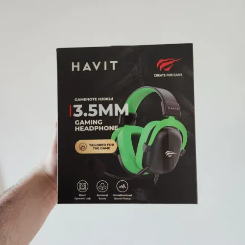 Headset Havit HV-H2002d - Green - NOVO