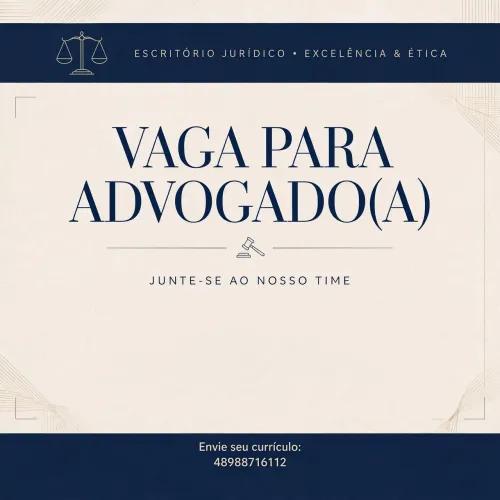 Vaga para Advogado(a)