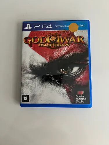 PS4: jogo mídia física God of War III Resmaterizado