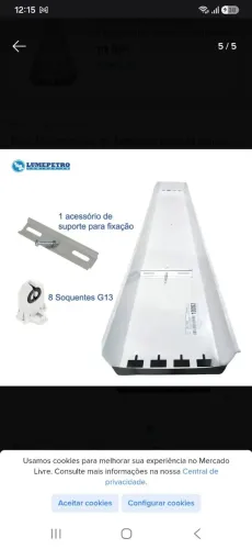 Luminaria de sobrepor