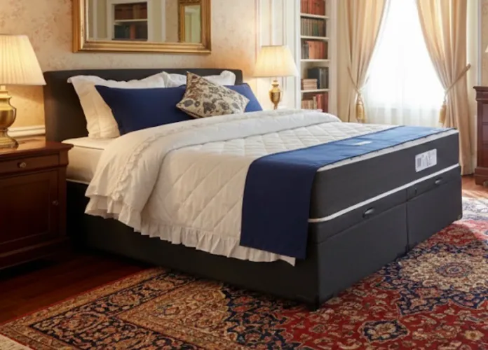 Cama Baú Queen com Colchão de Molas Ensacadas PRONTA ENTREGA 