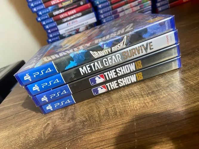 Jogos de Playstation 4 lacrados
