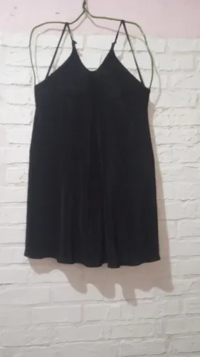 Macacão Curto Preto Lurex Feminino G