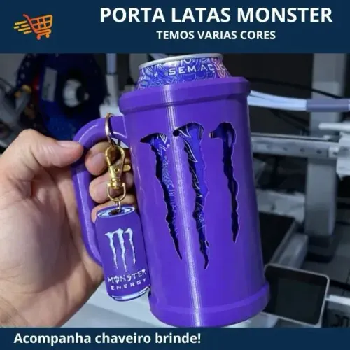 Porta lata Monster
