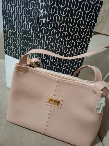 Bolsa Couro Fino Nova