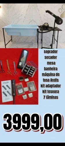 Oportunidade Kit de banho e tosa pet 
