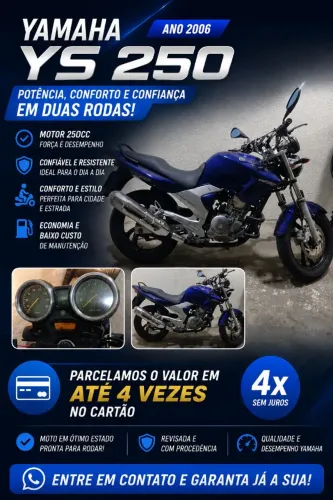 Yamaha YS 250 Fazer - Azul
