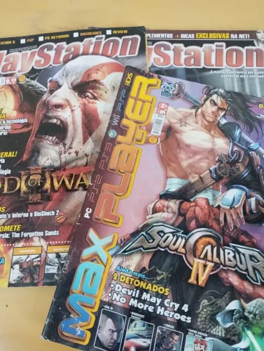 3 Revistas games Playstation original da época 