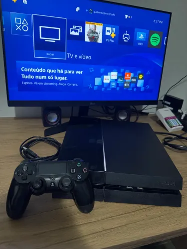 PS4 Fat 500GB - Vendo Hoje! Ótimo Estado