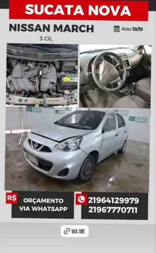 Peças nissan March 2019