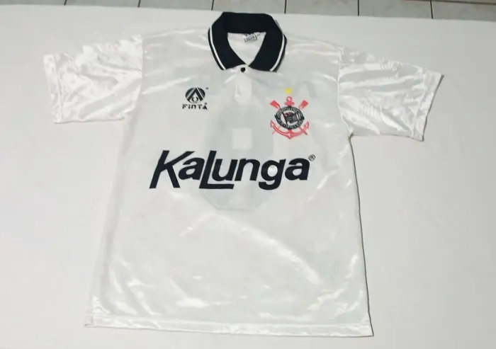 Antiga Camisa Corinthians Kalunga Futebol Colecionador