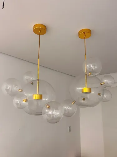 Pendente LED Bolhas - (Quente 3000k)