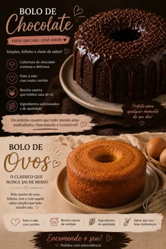 Bolo caseiro