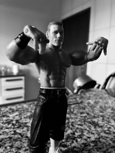 Boneco de ação John Cena Jakks 2003 WWE Ruthless Aggression