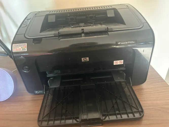 Impressora Laser Hp Laserjet P1102w Monocromática 110v Preto 127v
