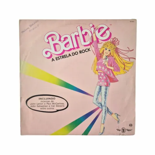 LP Barbie A Estrela do Rock, SBT 1989 (bom estado original)<br>