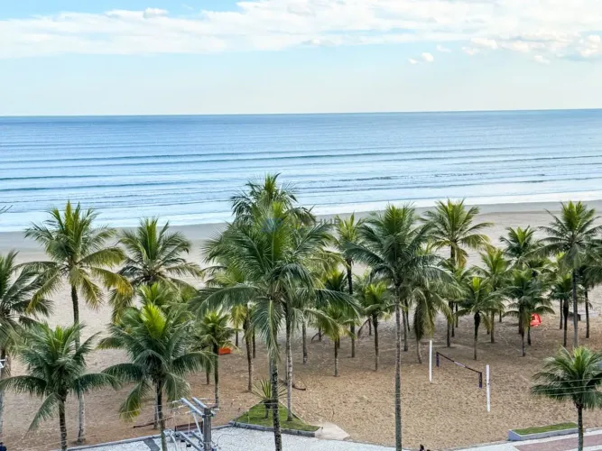 Apartamento à Venda Canto do Forte em Praia Grande com 1 quarto, 1 vaga e 52m²