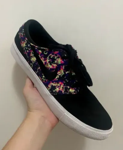 tênis nike sb stefan janoski black laser crimson