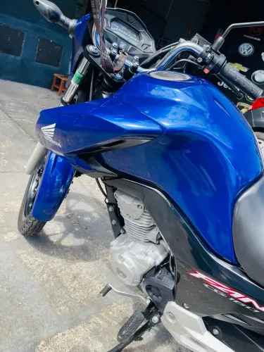 Fan 160 Azul 2022 Único Dono