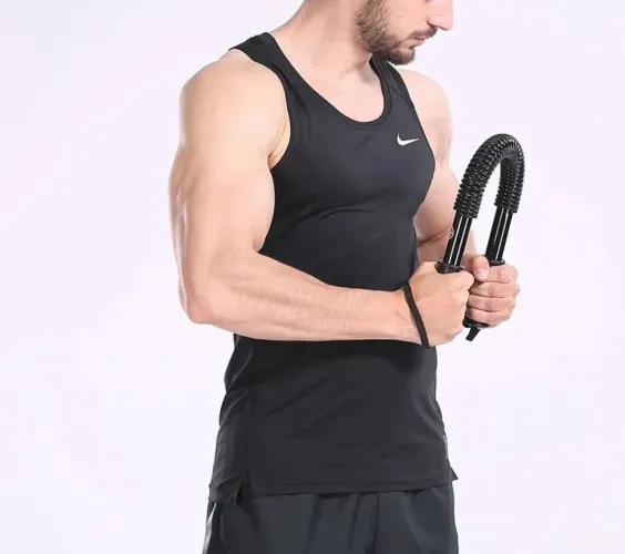 BARRA FLEXÍVEL 50KG PARA MUSCULAÇÃO, CROSSFIT E EXERCÍCIOS DE ACADEMIA