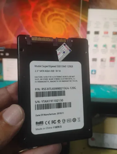 Ssd 120gb novo