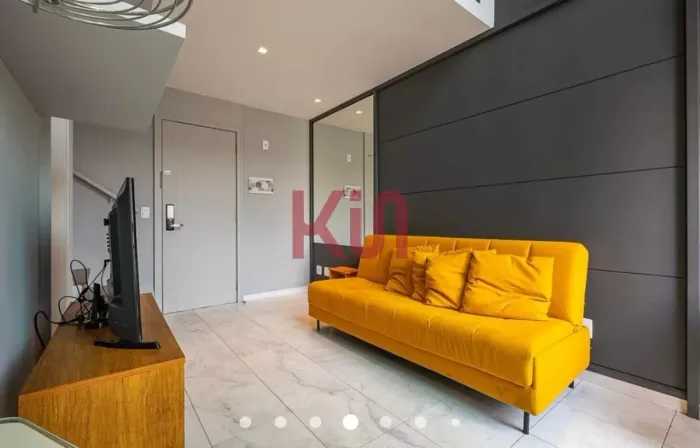 Loft de Luxo no Paraíso: 1 Quarto, 1 Suíte, 1 Sala, 2 Banheiros, 1 Vaga de Garagem, 52m² d