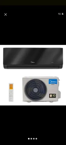 Ar condicionado Midea Black 12000 Btus+ Nota + Garantia de 1 Ano.