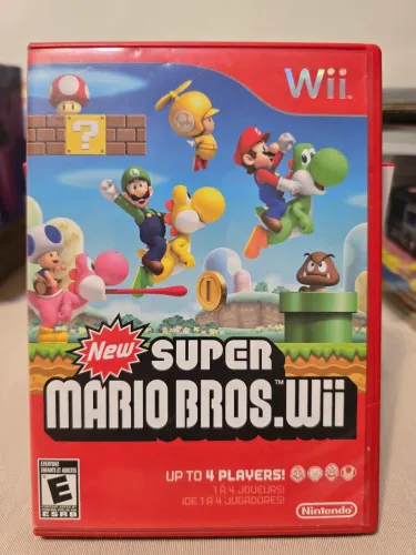 Jogo Wii New Super Mario Bros Wii Mídia Física Original