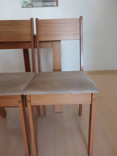 MESA DE JANTAR MDF + 2 CADEIRAS MDF
