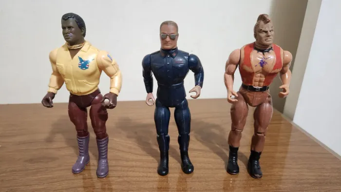 Boneco Rambo Mad Dog Turbo e General Warhawk Anos 80