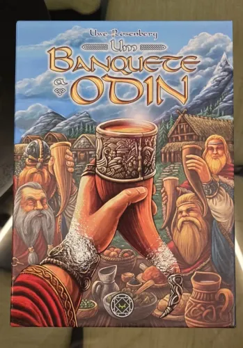 Jogo Um Banquete a Odin + Mini Expansão + Insert em XPS + sleeves
