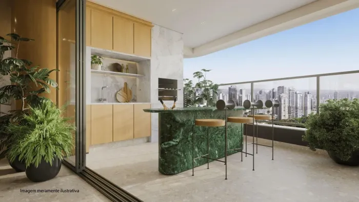 Apartamento à venda no City Altier Ricardo Paranhos com 4 suítes e 232 m²