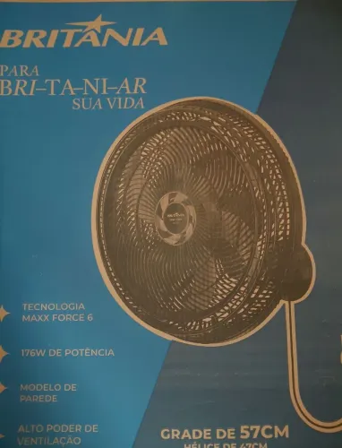 Ventilador britânia de parede