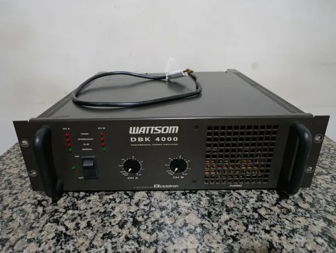 Potência amplificador ciclotron DBK 4000
