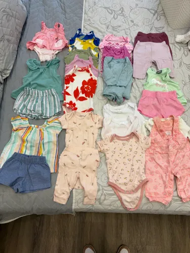 Kit roupas menina RN e 0 a 3 meses