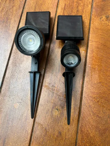Luminária energia solar para jardim