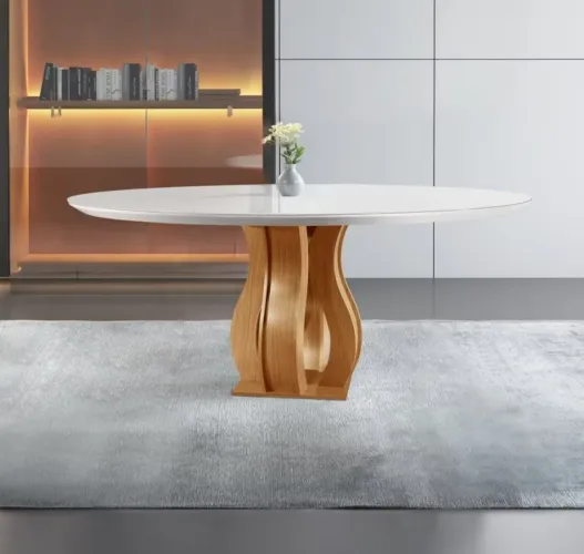 Mesa redonda 135cm diâmetro