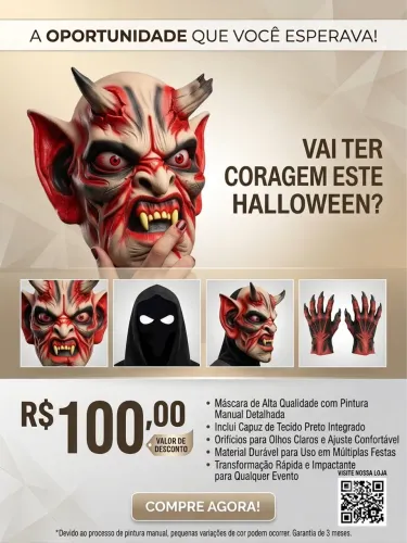 Máscara de Halloween