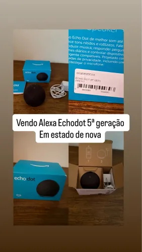 Vendo Alexa Echo dot 5ª geração