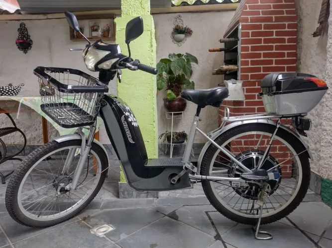 Bicicleta elétrica Veloster 350W Completa + Carregador