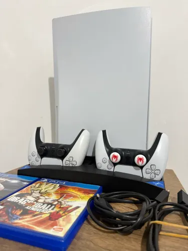 Playstation 5 Mídia Física 1TB 2 Controles + Base + Jogos 