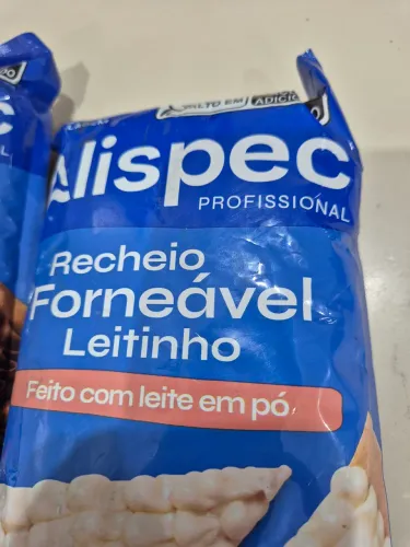 Creme recheio para bordas chocolate e lentinho. 38 unidades. 13 cada.