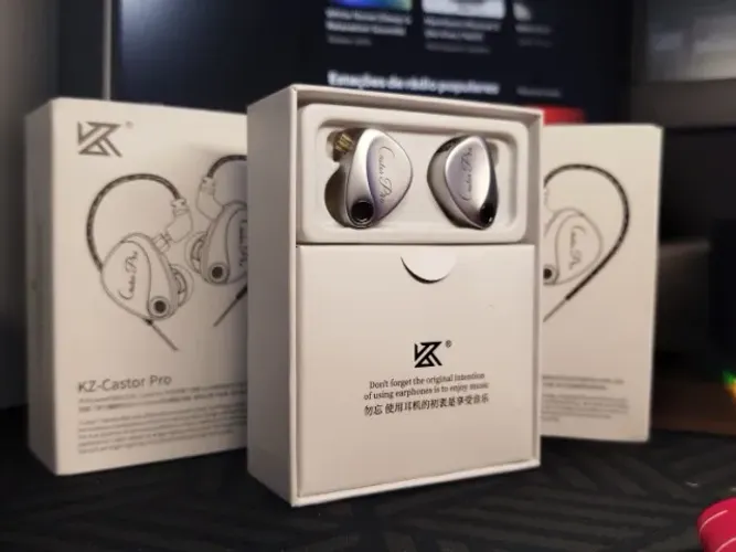(NOVO) Fone de ouvido KZ castor