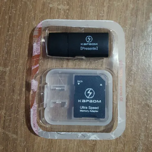 Kit Conversor Micro SD p/ USB + Adaptador